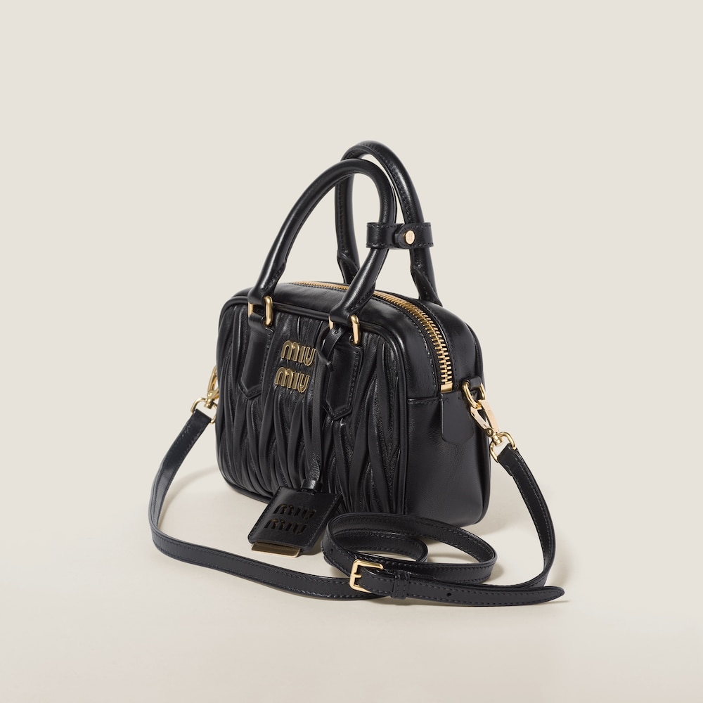 Small Arcadie matelassé nappa leather bag