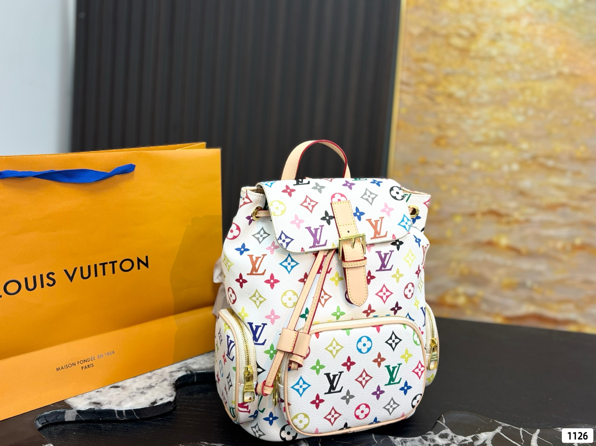 LV x TM Other Monogram Canvas Backpack Bag