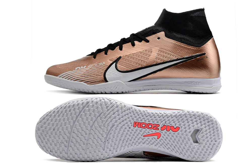 Assassin XV high-top fully knitted waterproof MD air cushion grass spike football shoes