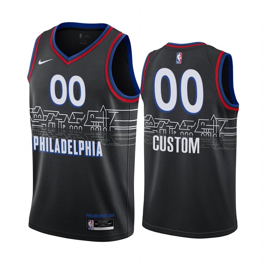 Custom Philadelphia 76ers City Edition Jersey