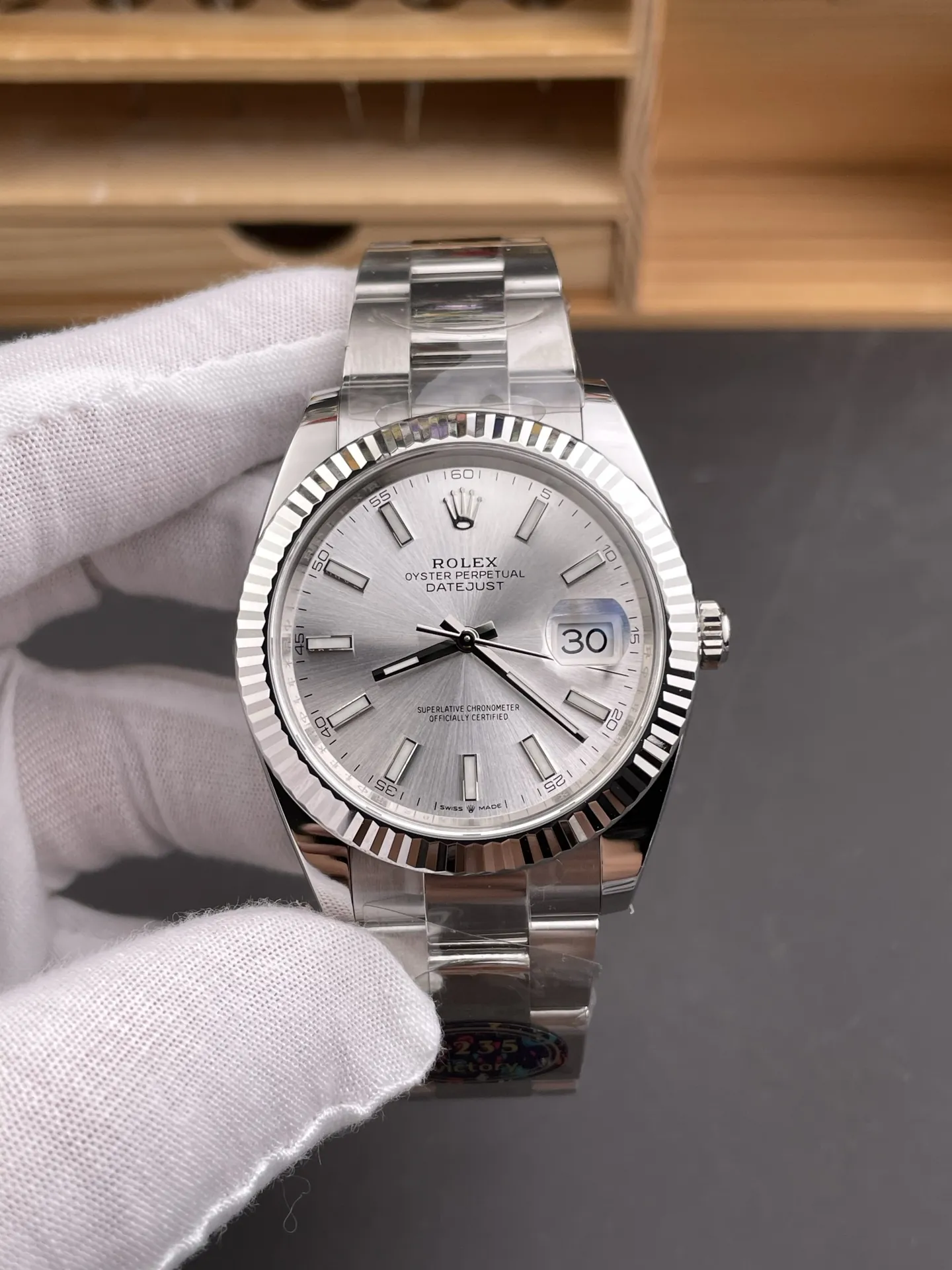 Rolex Datejust Silver 41mm