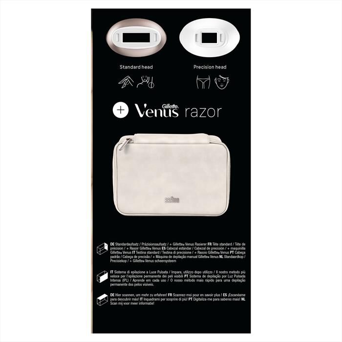 BRAUN - LUCE PULSATA PL7147-BIANCO/BRONZO