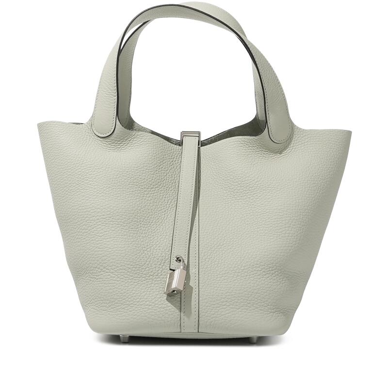 Gris Neve Clemence Picotin Lock 22 Palladium Hardware