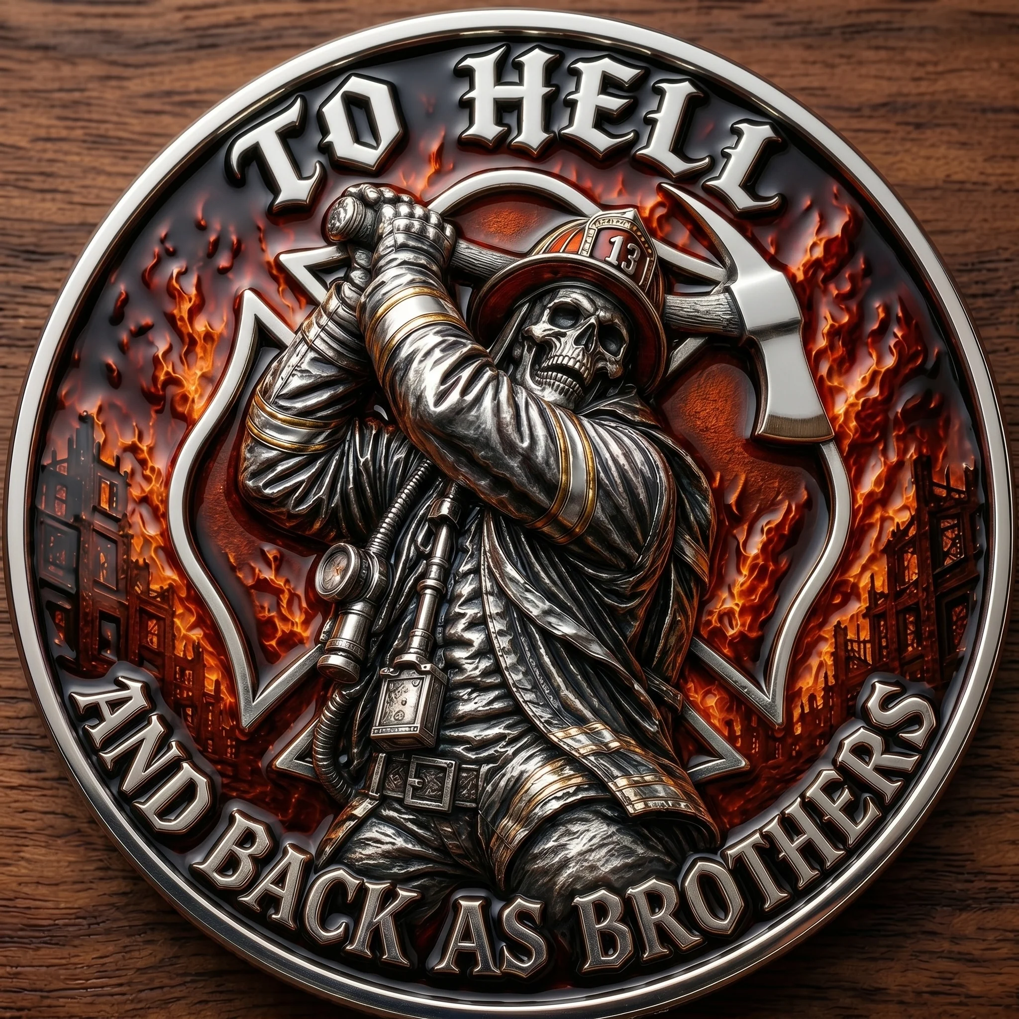 🏆Last Day Promo: 49% OFF Brotherhood Firefighter Challenge Coin