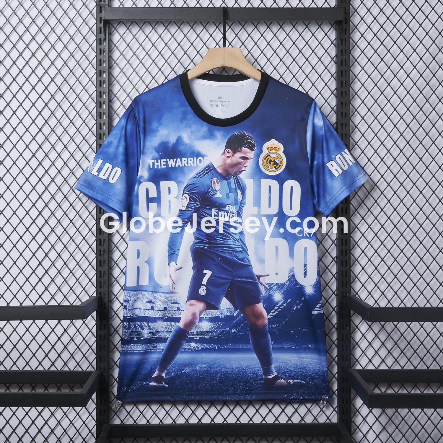 Cristiano Ronaldo Real Madrid 2017-18 Away Career Commemorative Jersey - Fans Version