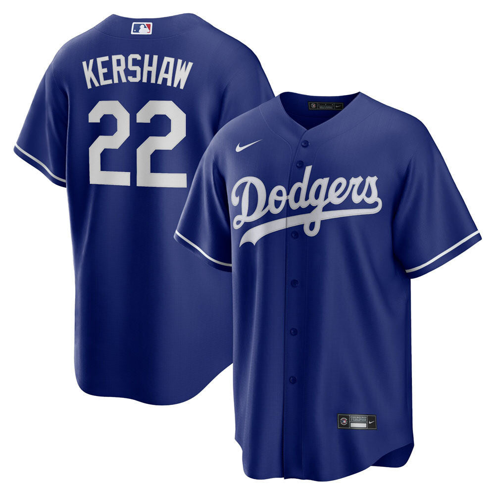 Men's Los Angeles Dodgers Clayton Kershaw Alternate Player Name Jersey - Royal