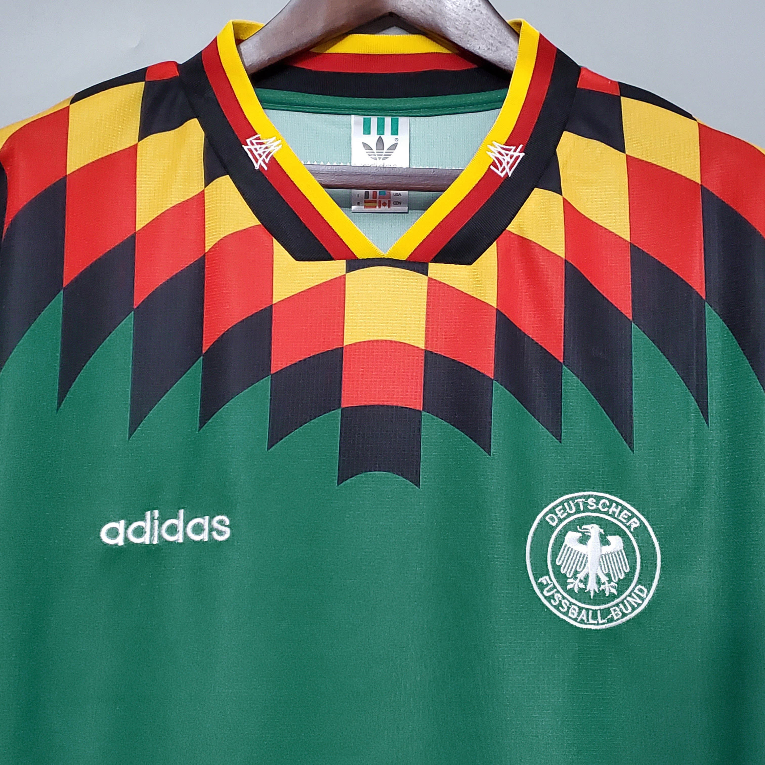 1994 Retro Soccer Jersey Germany Away-Fans