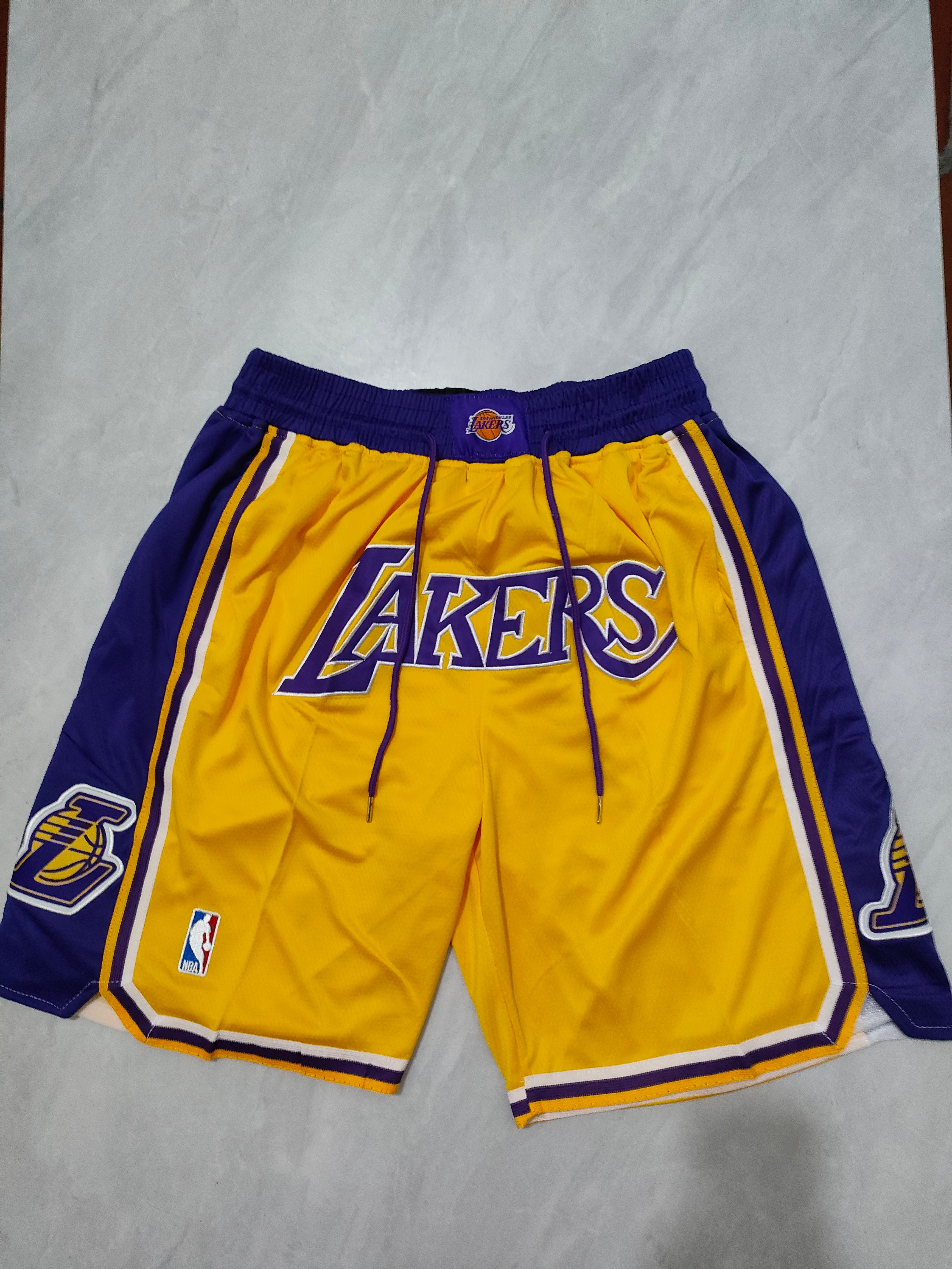 Los Angeles Lakers Yellow Regular Pocket Pants