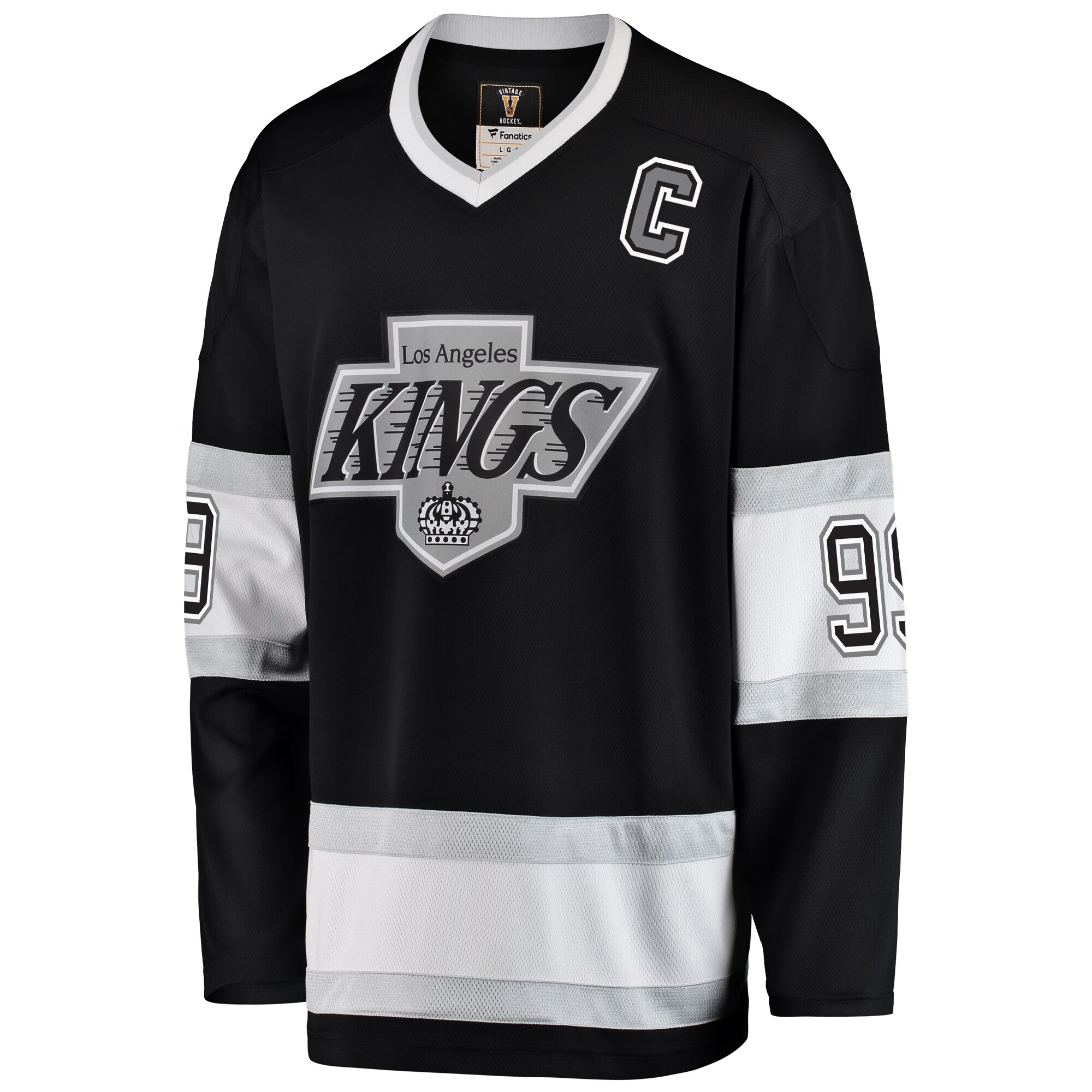 Wayne Gretzky Los Angeles Kings Fanatics Premier Breakaway Retired   Jersey – Black