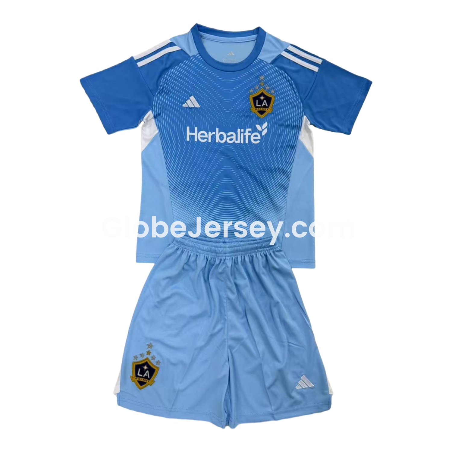 LA Galaxy 25-26 Blue Goalkeeper Kids Kit