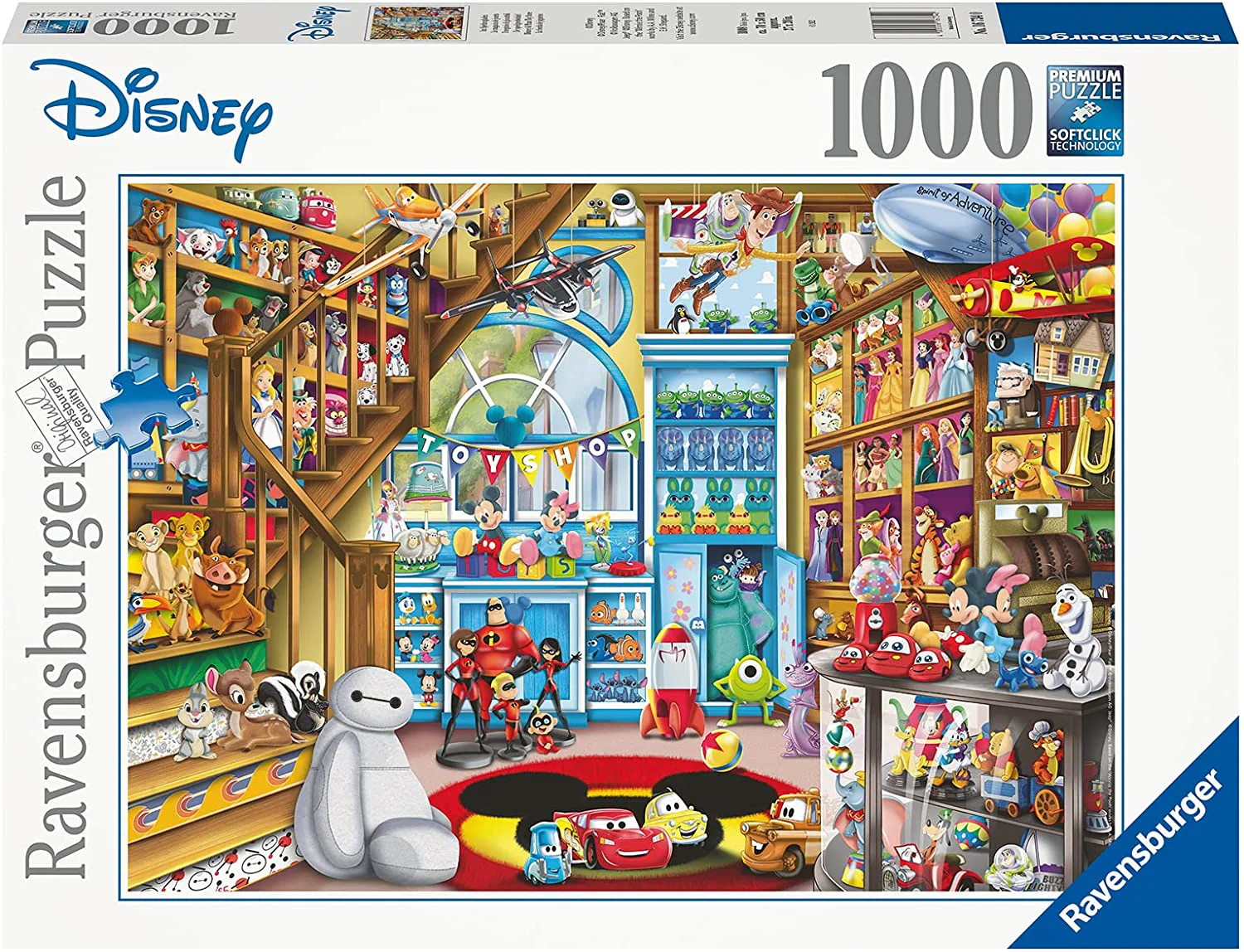 Disney Pixar Toy Store – 1000 Piece Jigsaw Puzzle (Ravensburger)