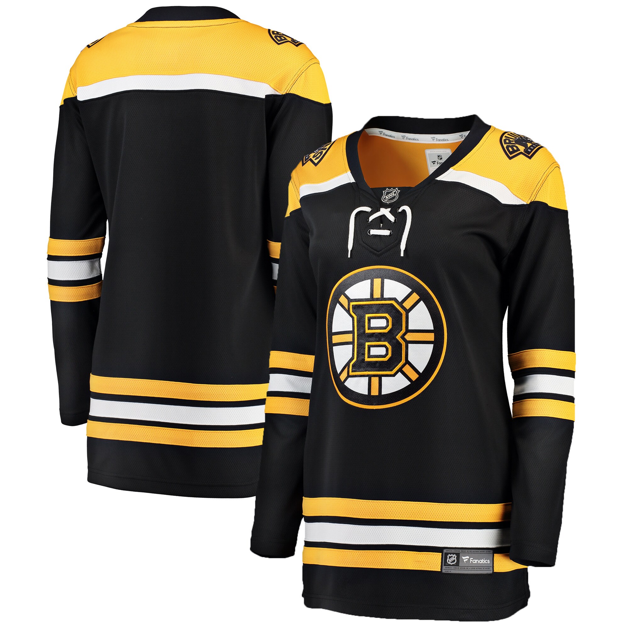 Boston Bruins Fanatics Women’s Breakaway Home Jersey – Black