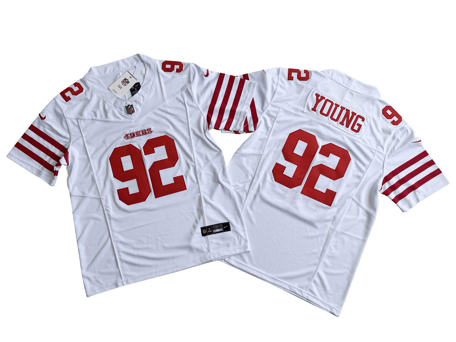 San Francisco 49ers 92# Chase Young Nike Vapor F.U.S.E. Limited Jersey