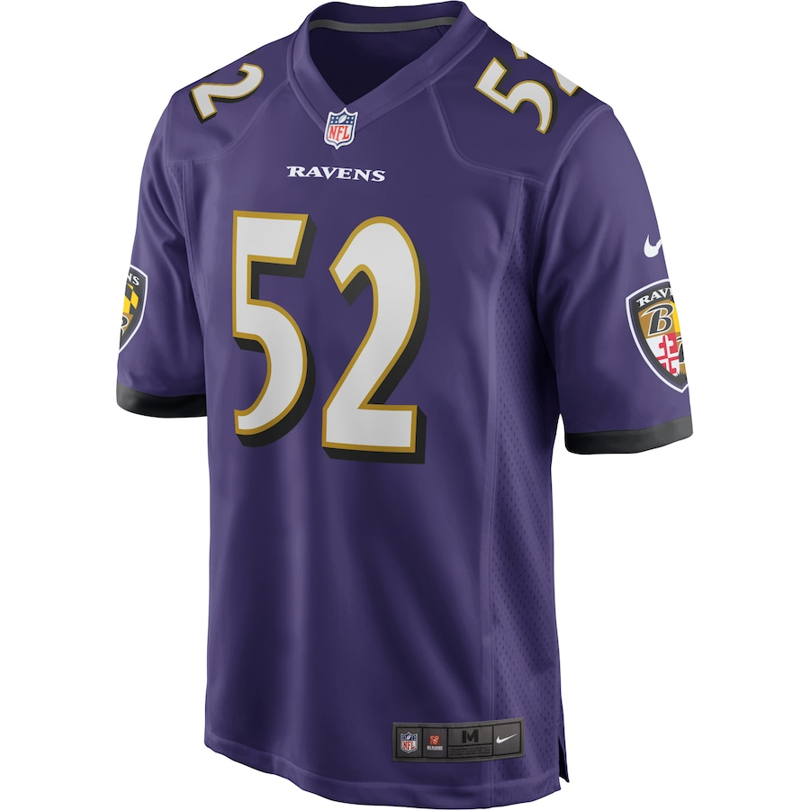 Ray Lewis Baltimore Ravens Nike Game Retired Player Jersey – Purple