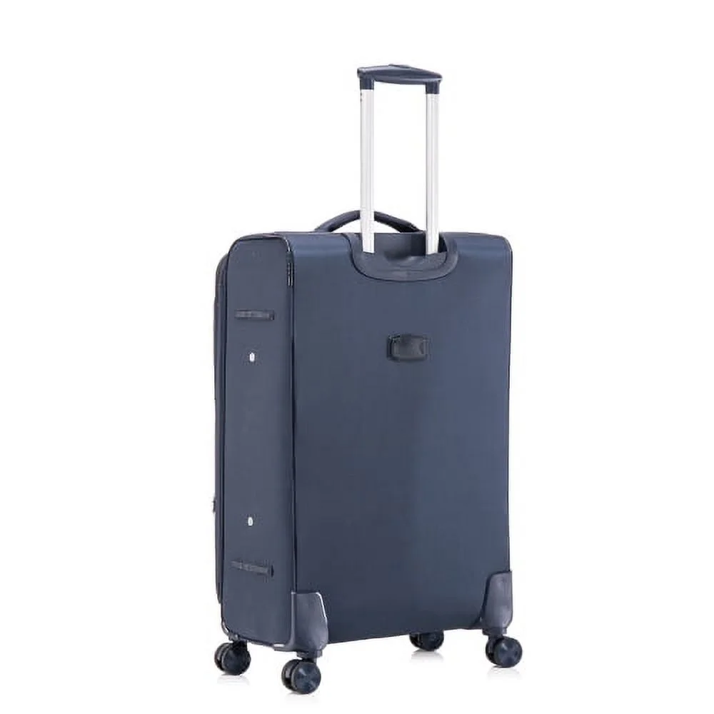 Four-piece fabric luggage set, expandable suitcase for travel, school and business trip (20/24/28/32in)