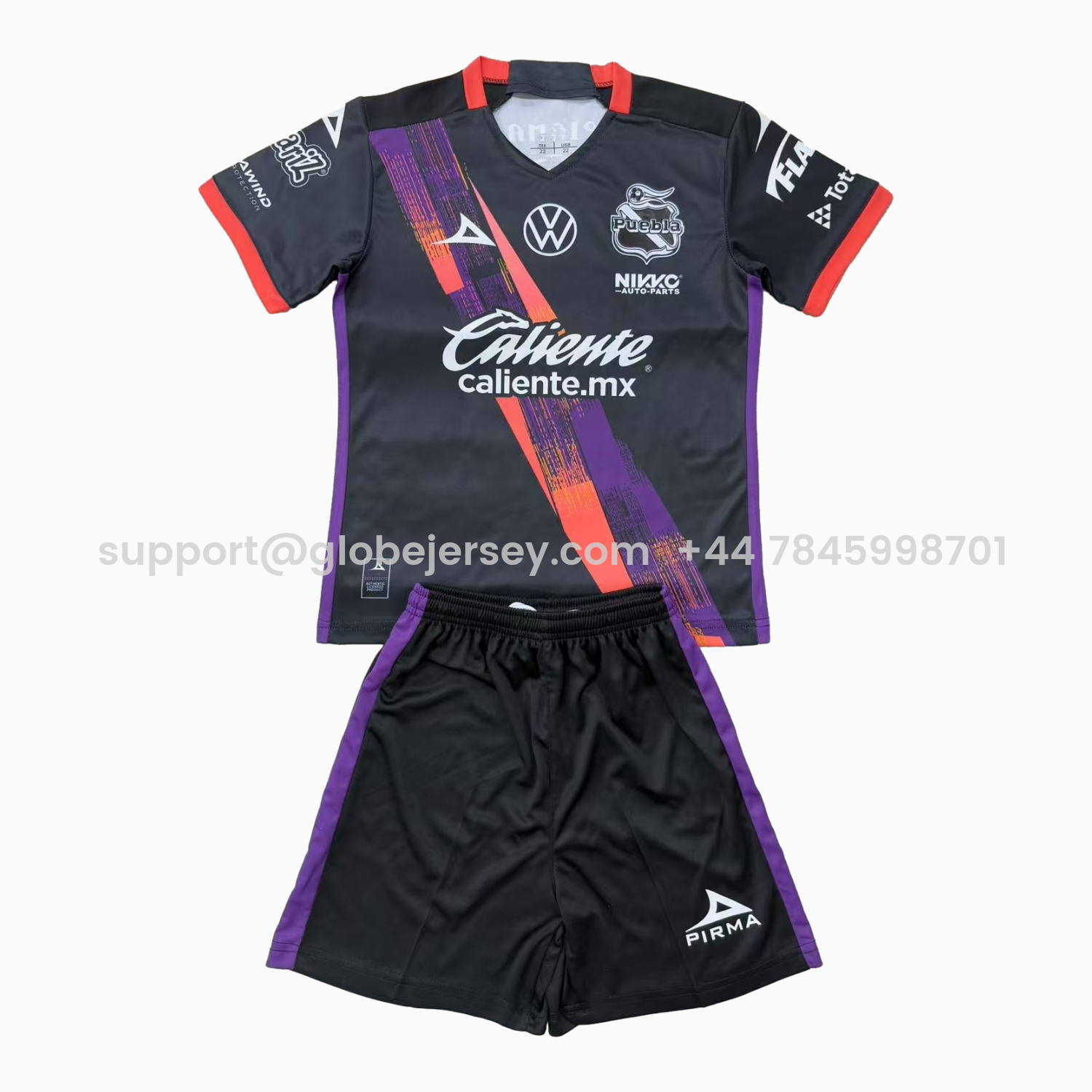 Club Puebla 25-26 Away Men's Adult Jersey Set - Fans Version