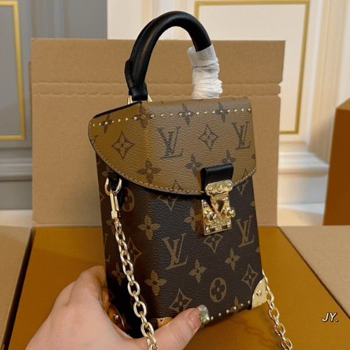 Louis Vuitton Petite Malle Camera Box Monogram & Monogram Reverse 4.9 Inches M82465