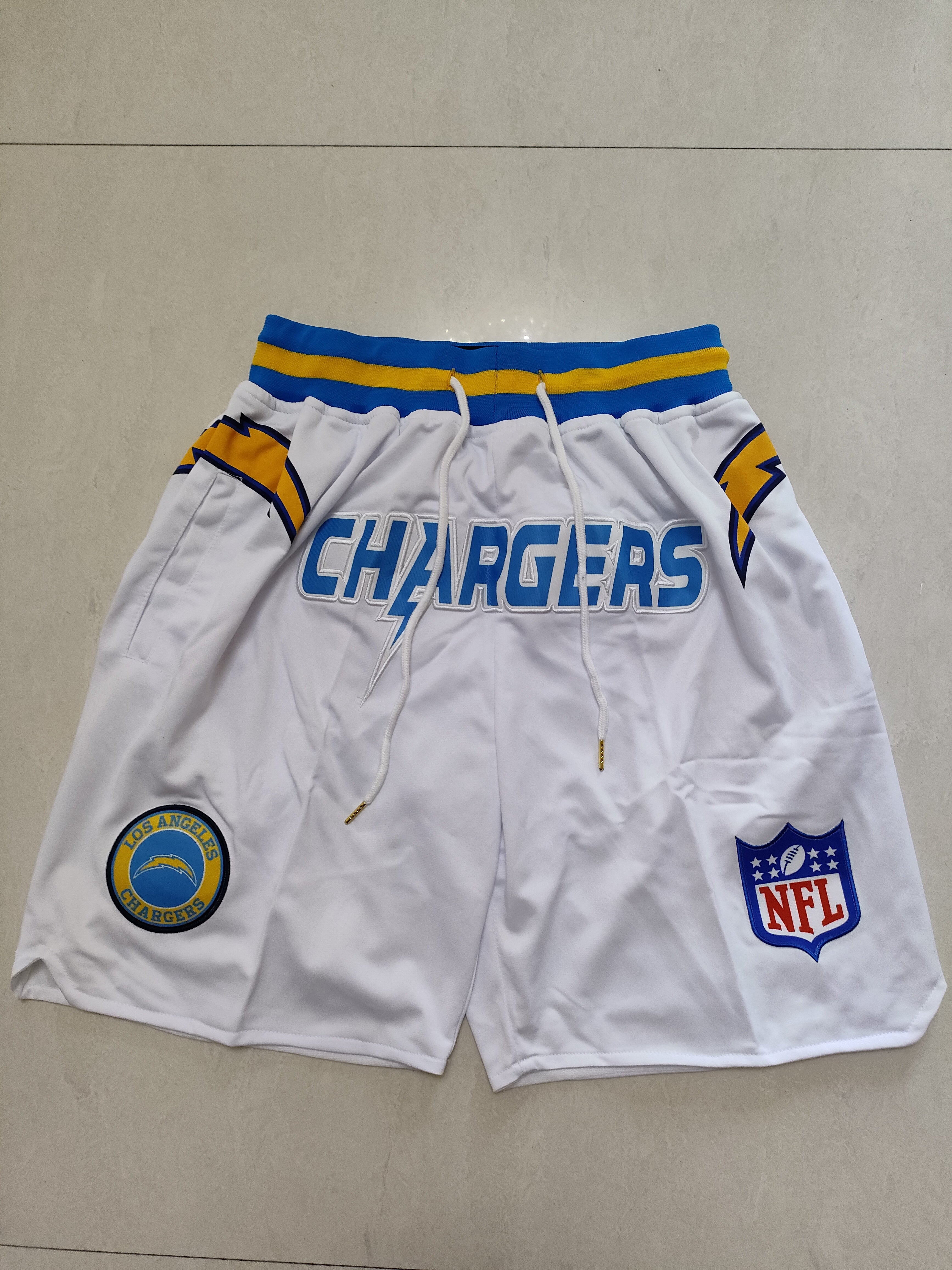 Los Angeles Chargers White Pocket Pants