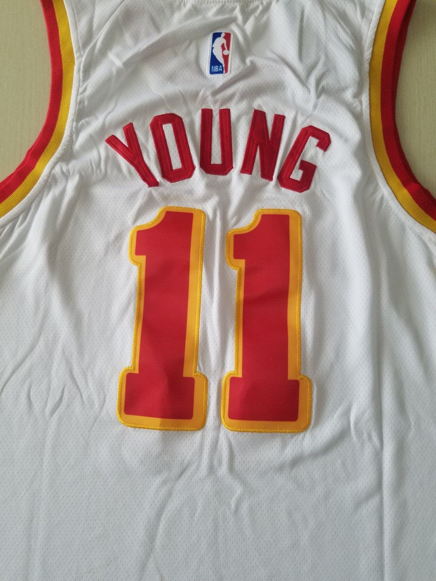 Men's Atlanta Hawks Trae Young #11 White 2020/21 Fast Break Player Jersey