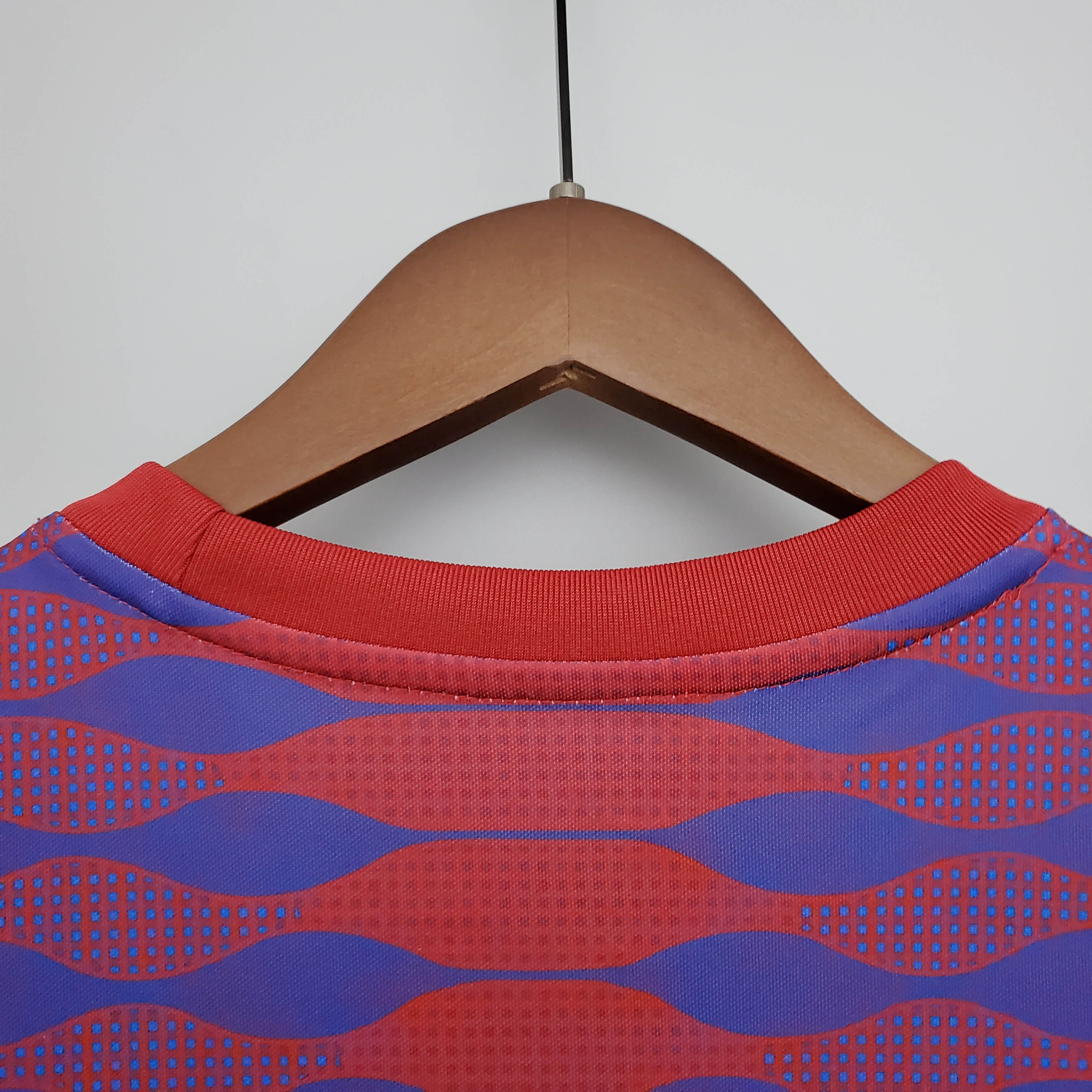 2021-2022 Barcelona Training Suit Red And Blue