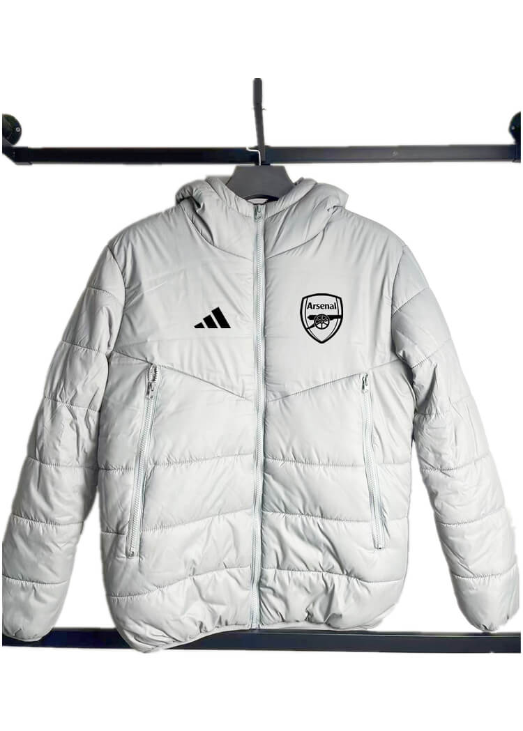 2024/2025 Arsenal Light Gray Soccer Cotton jacket 1:1 Thai Quality