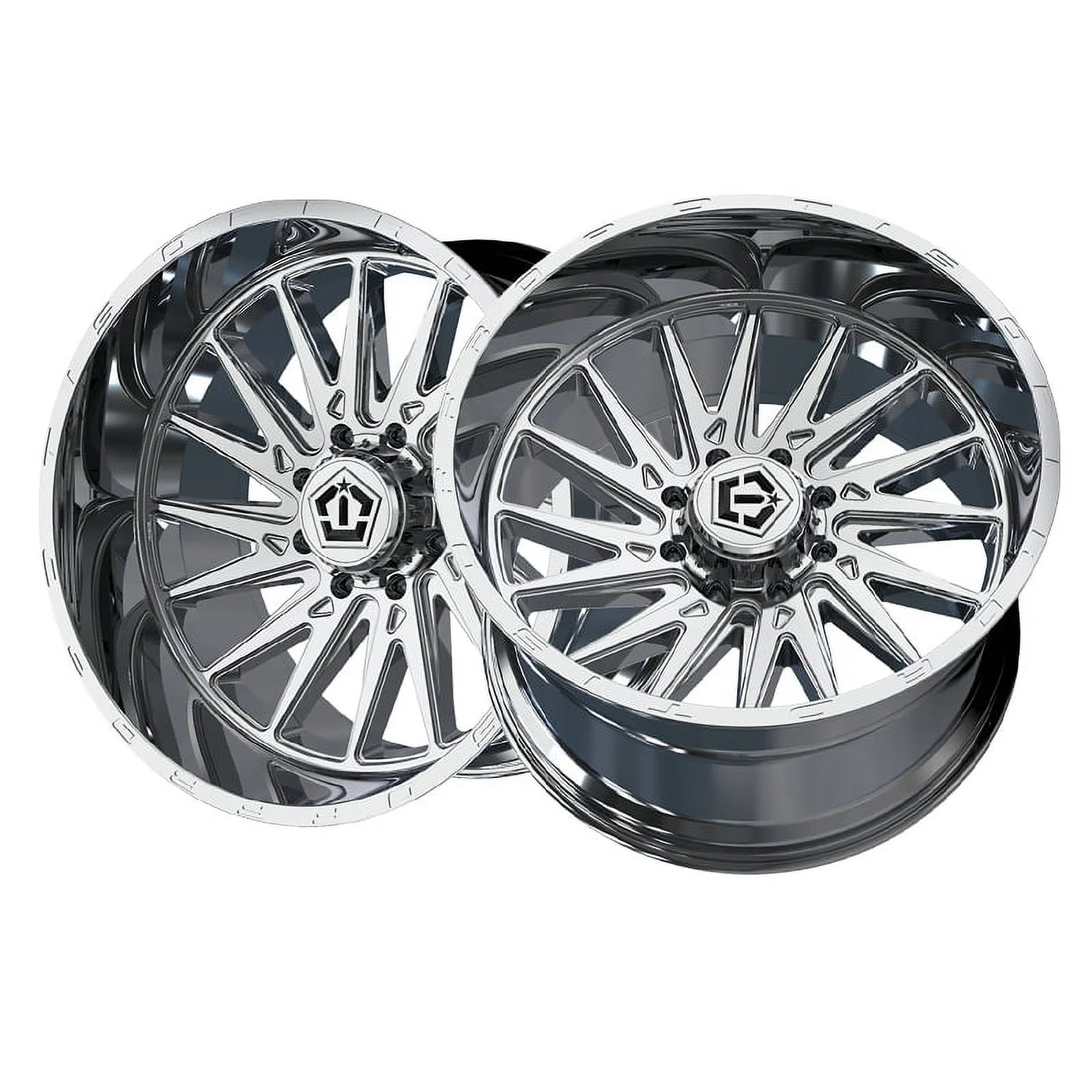 24x12 TIS 547C Chrome Plated Wheel 8x180 (-44mm)