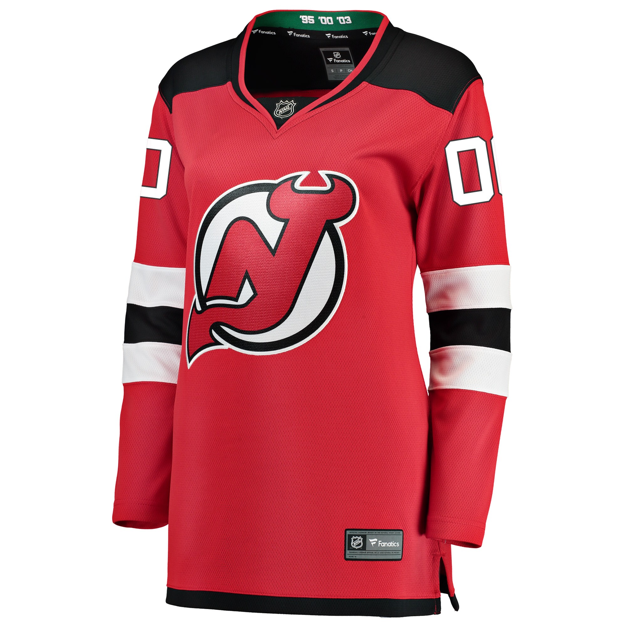 New Jersey Devils Fanatics Women’s Home Breakaway Custom Jersey – Red