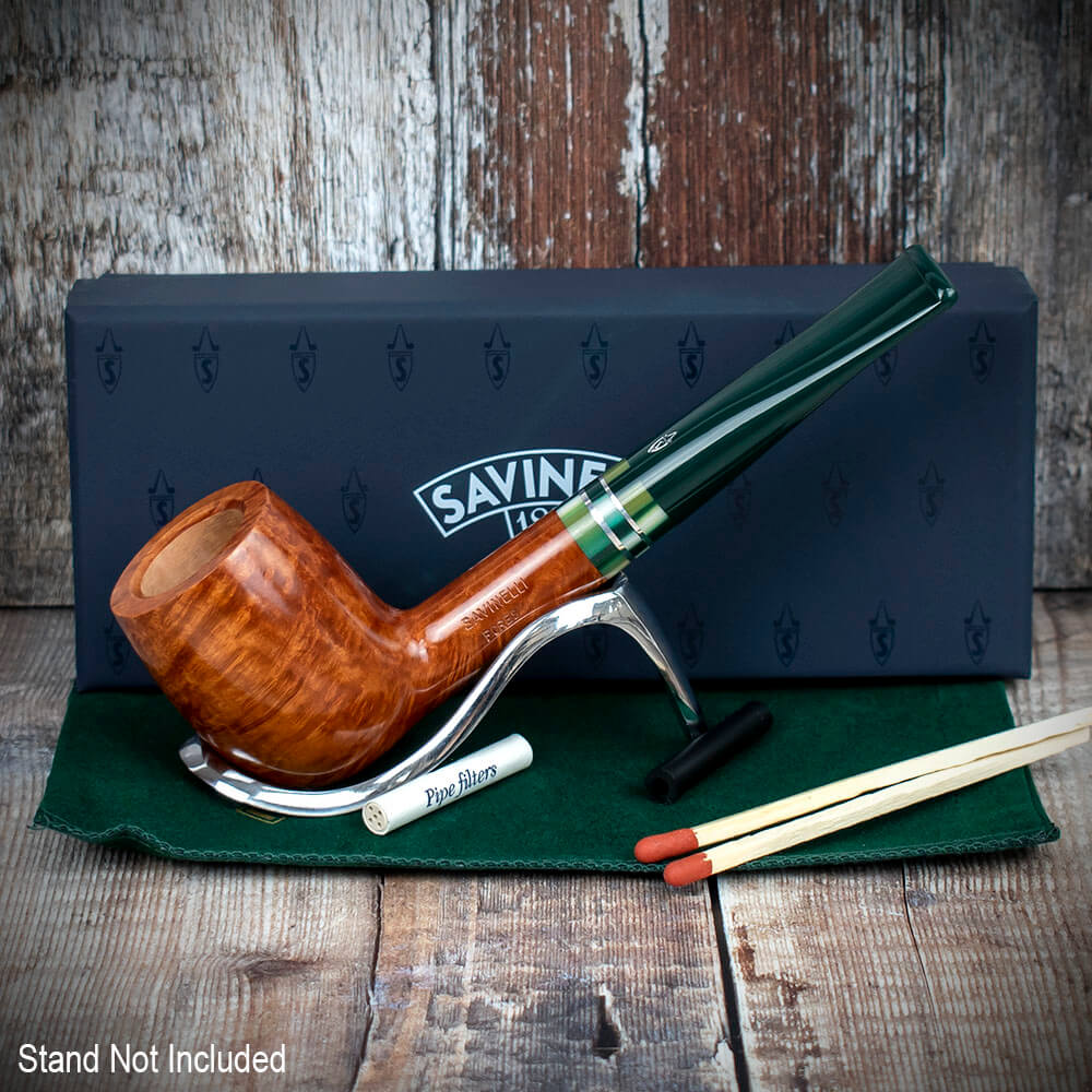 Savinelli Foresta Smooth Natural Briar Pipe - 111 6mm