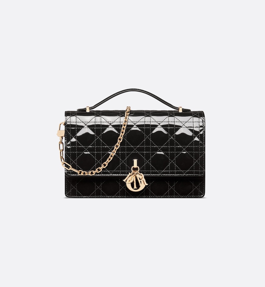 My Top Handle Bag HandBags- patent leather