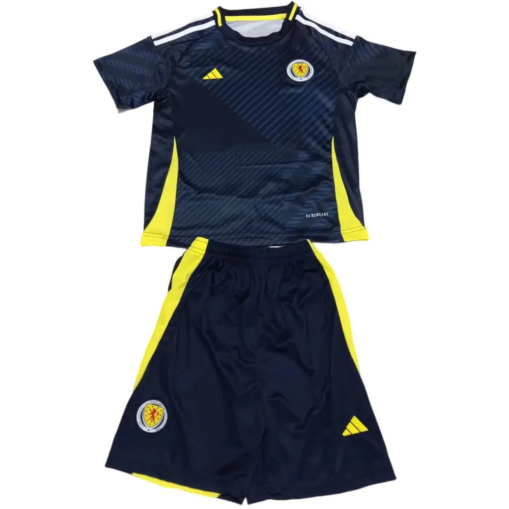 2024-25 Scotland Home Children's Jersey Set - Fans Edition