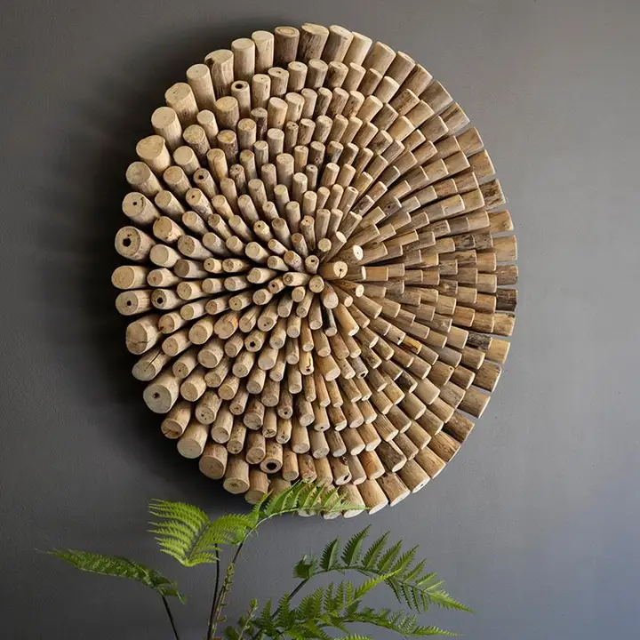 Round Driftwood Wall Art