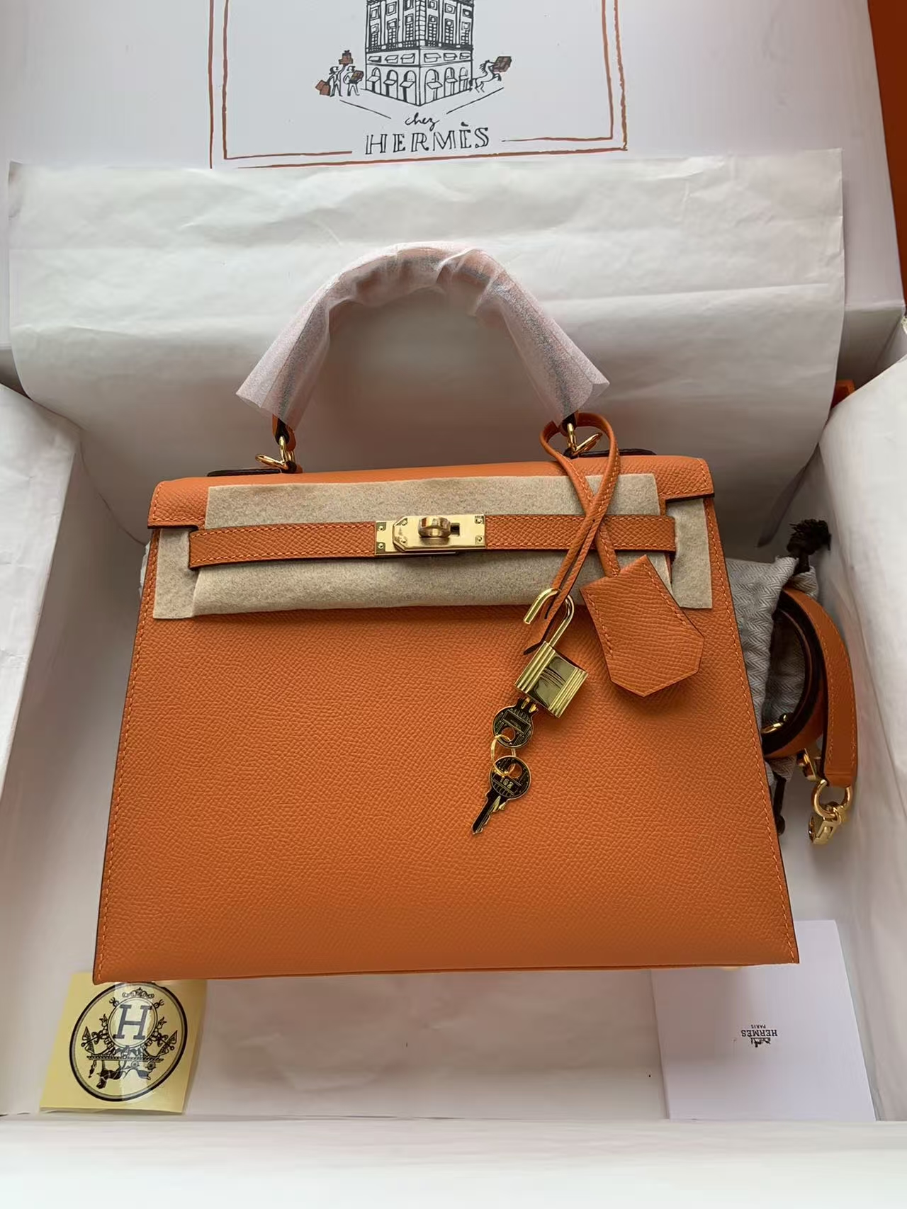 Hermes Kelly 28cm Customized Premium Calfskin（Top version）