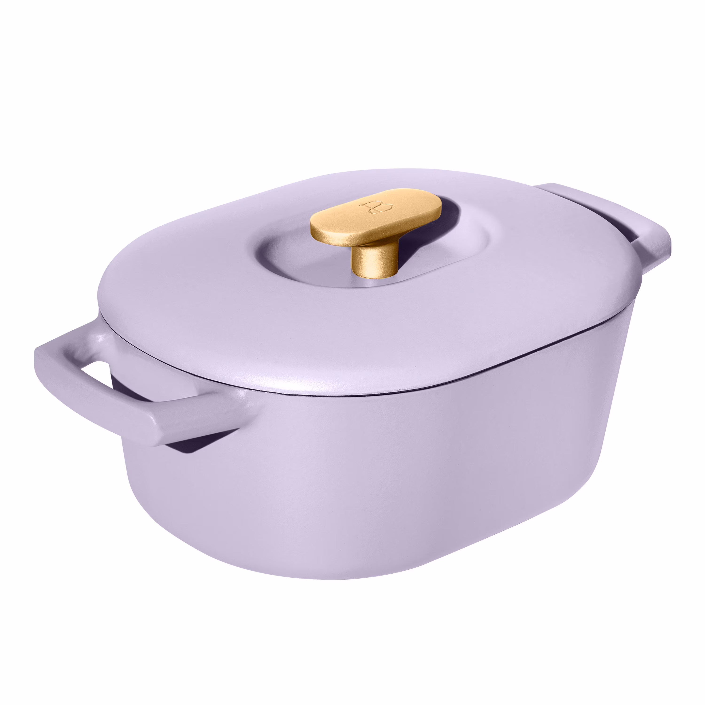 Beautiful 6 Quart Enamel Dutch Oven, Black Sesame by Drew Barrymore