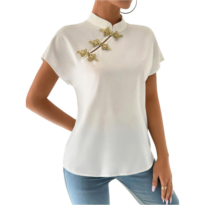 Women's Chinese Shirts Summer Cheongsam Tops