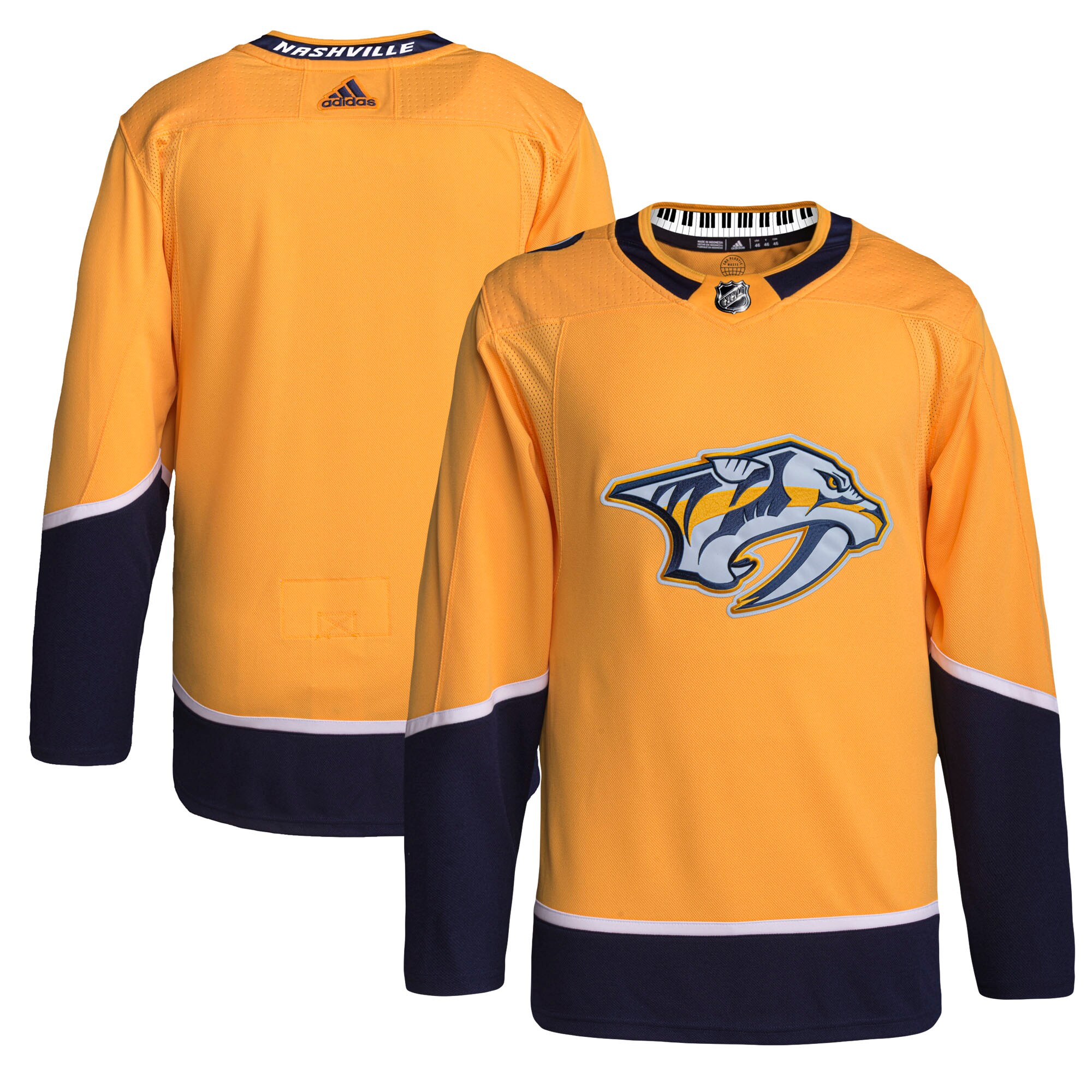 Nashville Predators  Men’s Home Primegreen  Jersey – Gold