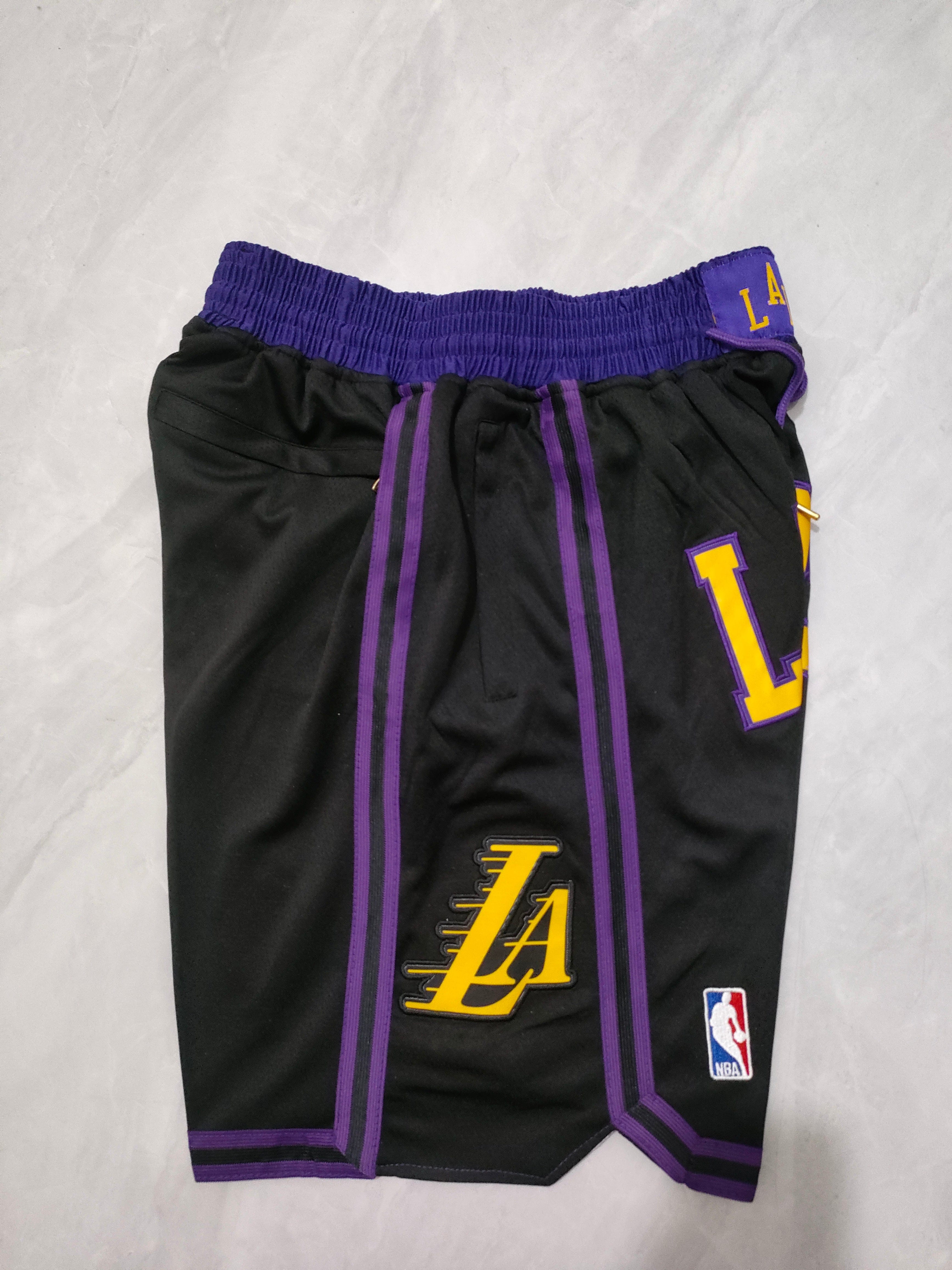 Los Angeles Lakers Black 24 City Edition Pocket Pants