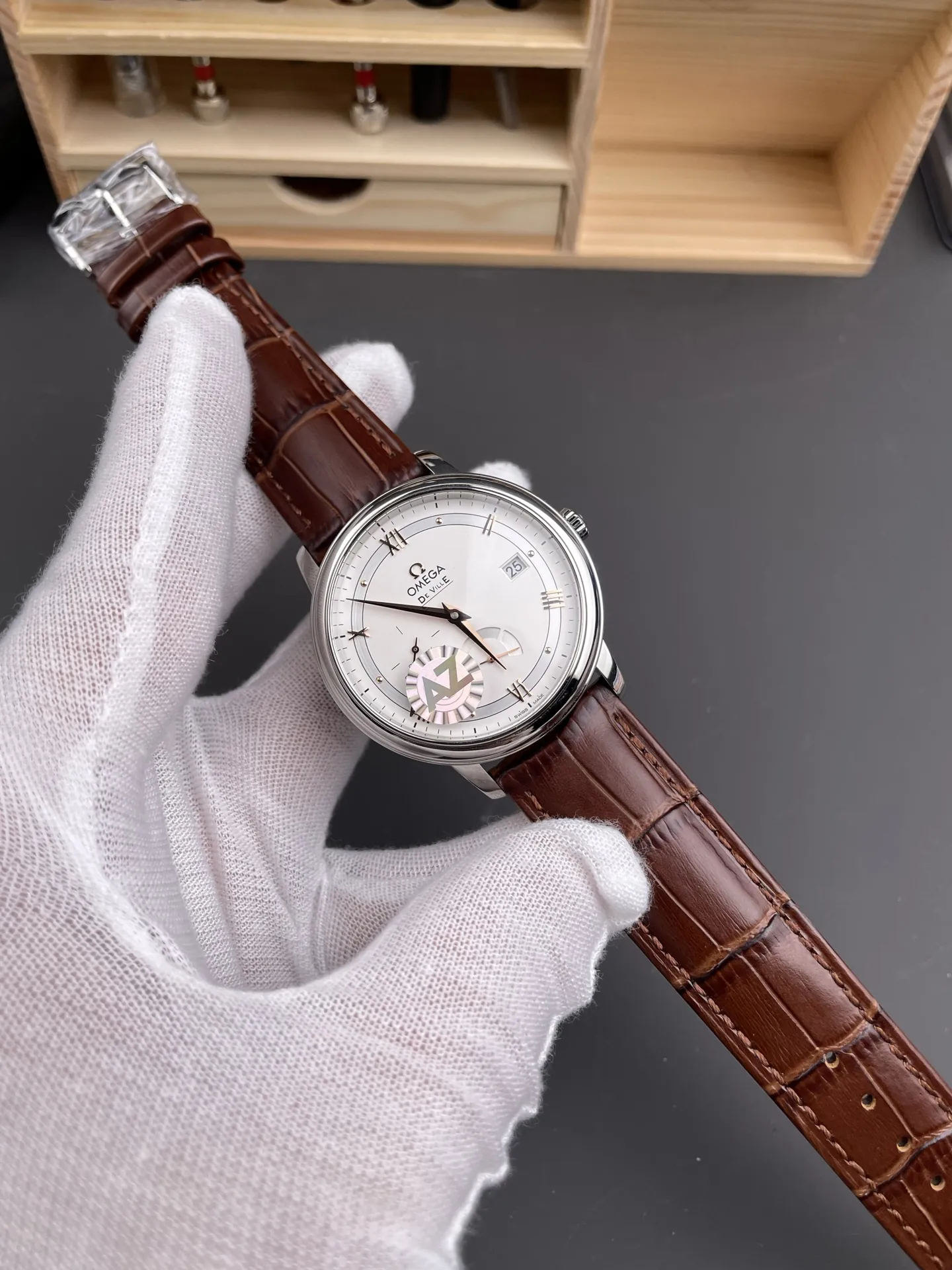 Omega De Ville White Dial 39.5mm
