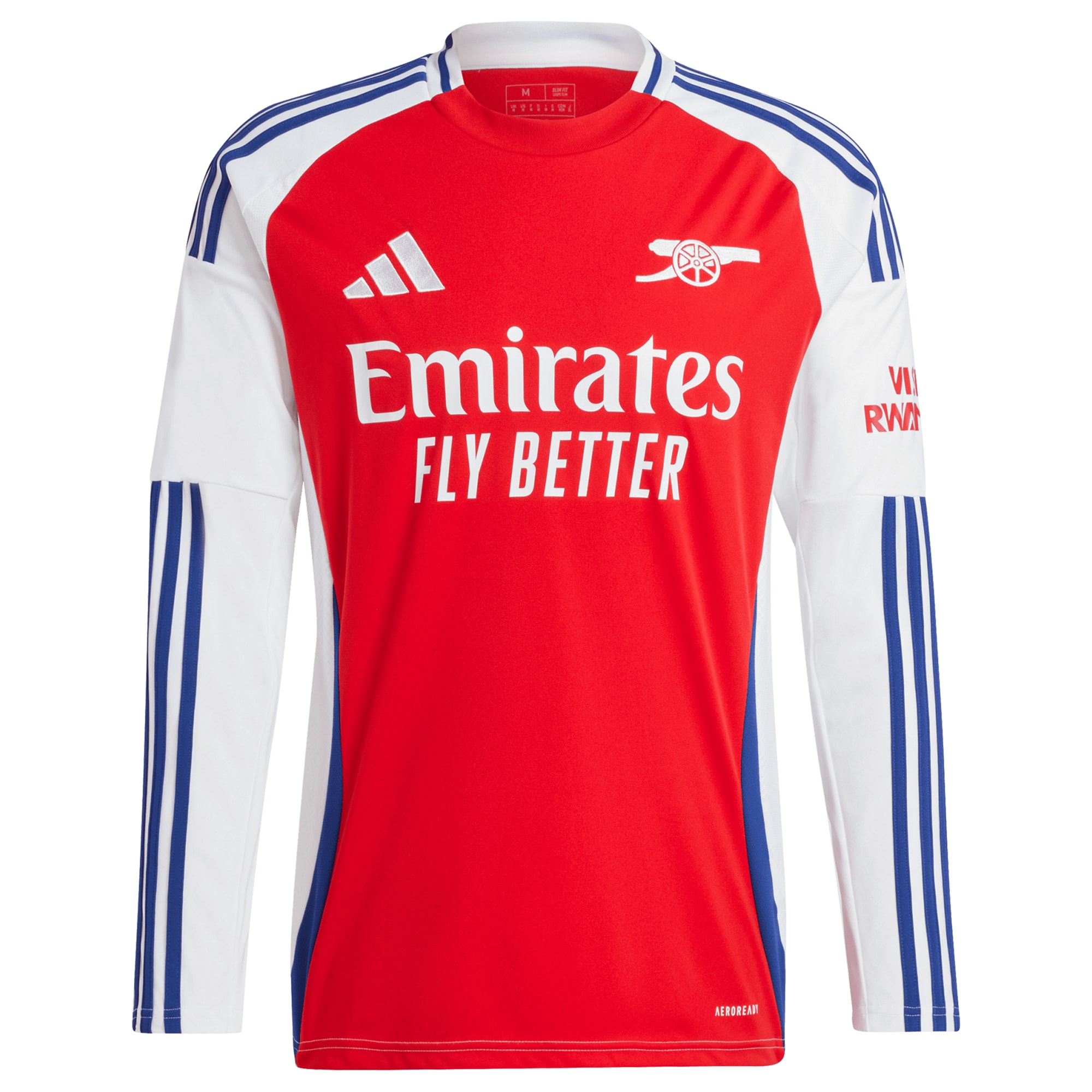 Custom Arsenal adidas Home Shirt 2024-25 - Long Sleeve