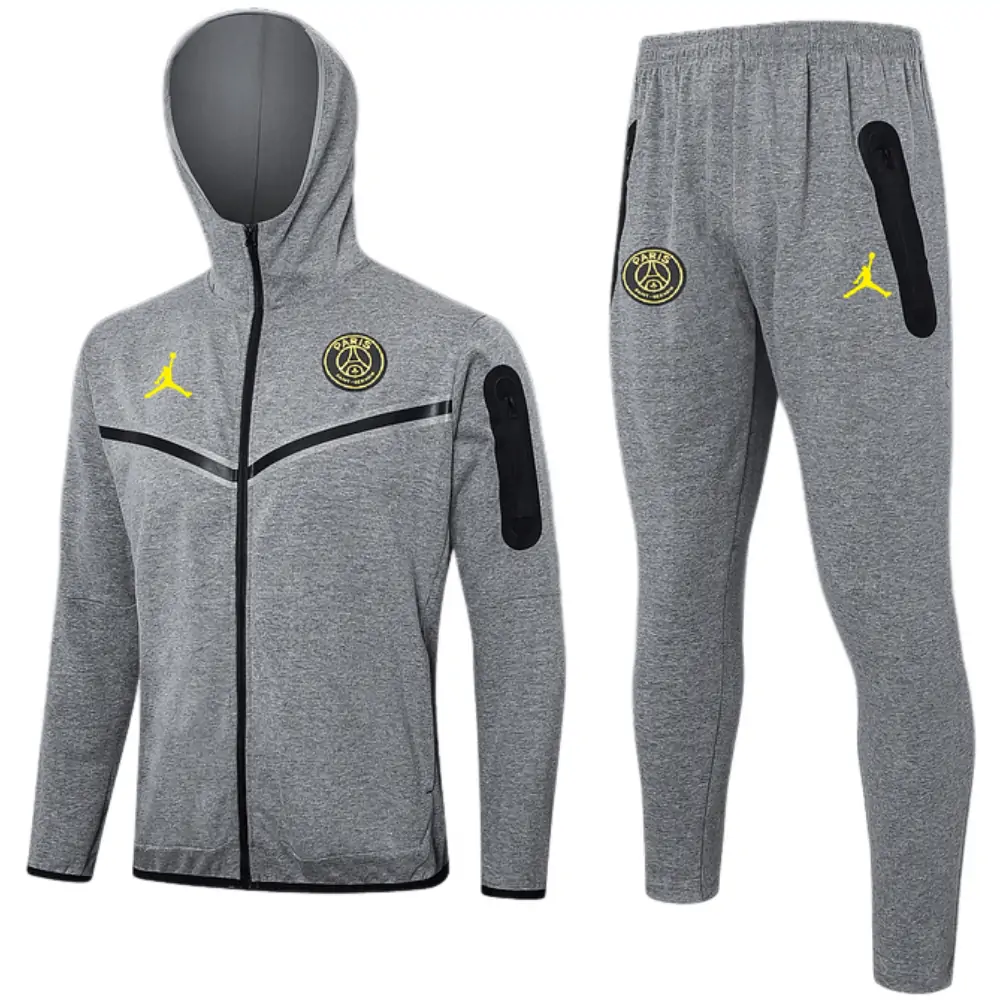 2024-25 Paris Winter Hooded Long-Sleeved Thick Jersey - Adult Set