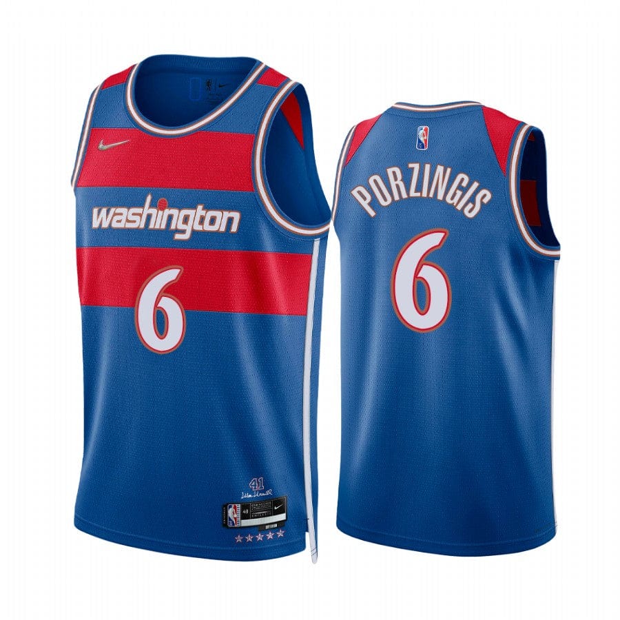 Kristaps Porzingis Washington Wizards 2021-22 City Edition Jersey