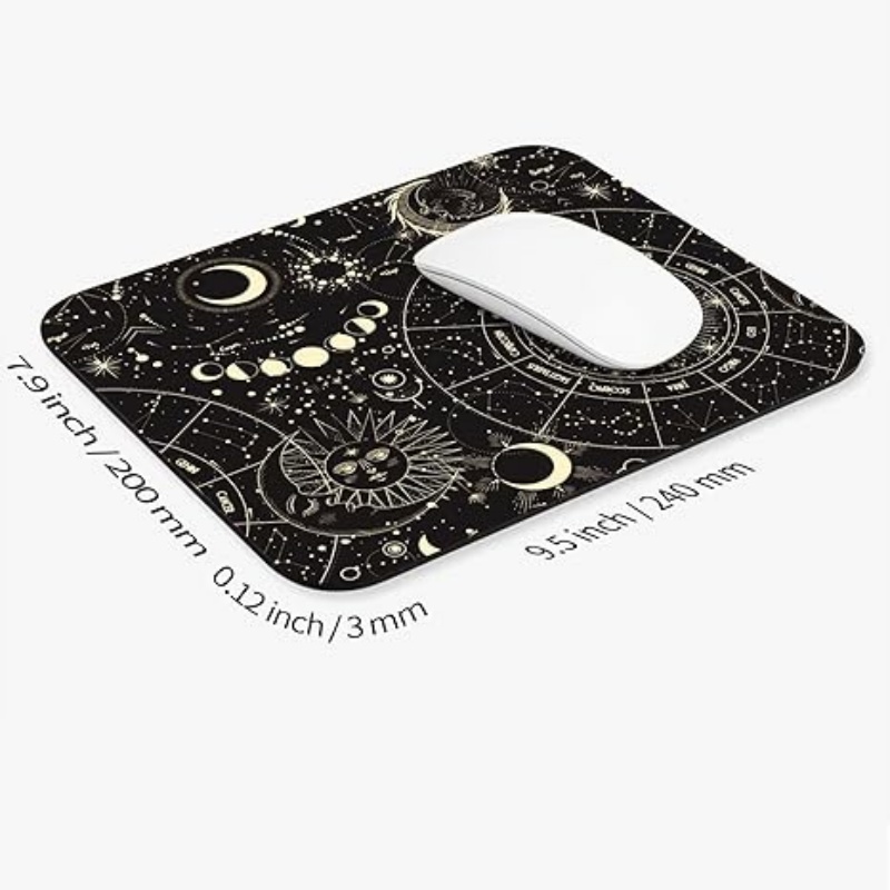 PADARTISAN Square Mouse Pad, Personalized Premium-Textured Custom Mouse Mat Design