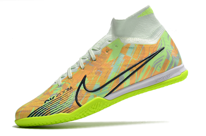 Assassin 15th generation high-top fully knitted waterproof MD air cushion grass spike football shoes