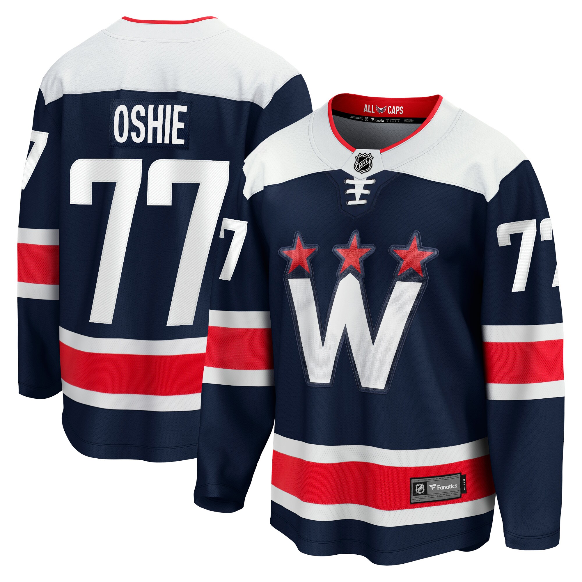 TJ Oshie Washington Capitals Fanatics Alternate Premier Breakaway   Jersey – Navy