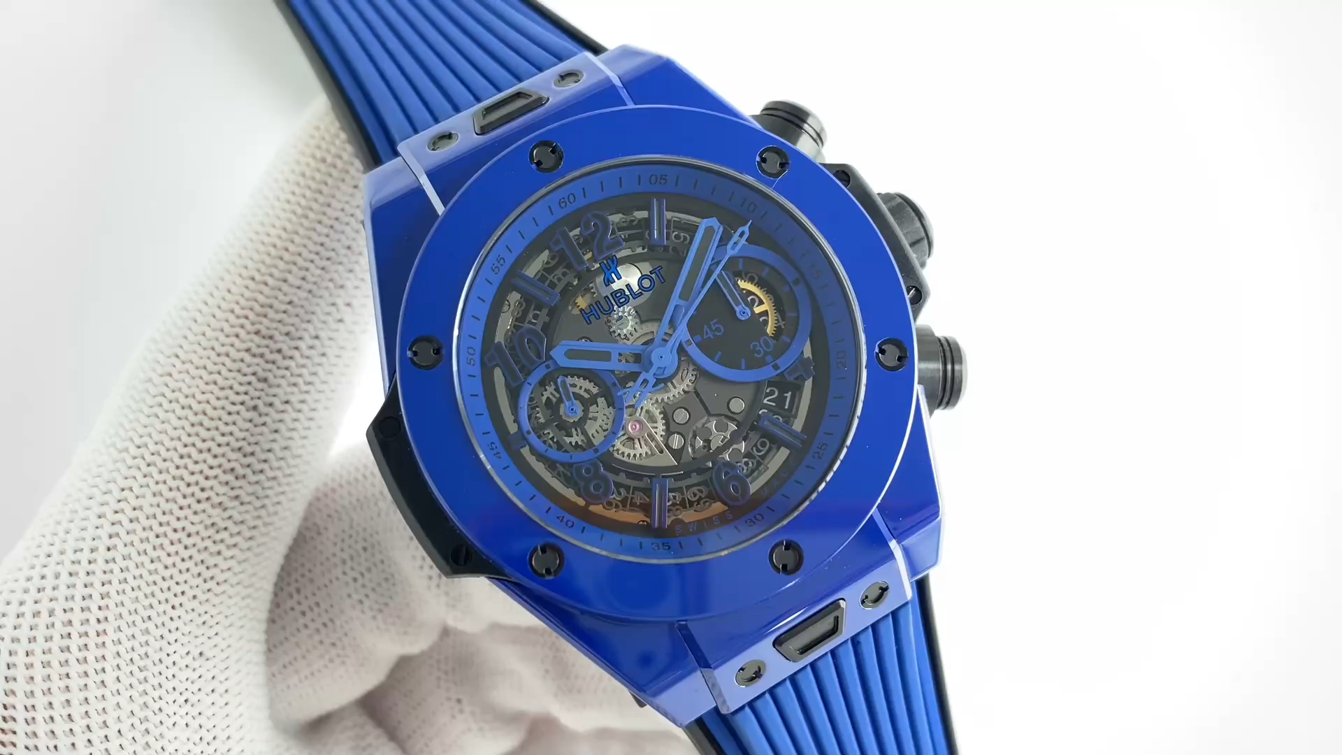【Super Clone】Hublot 411.ES.5119.RX Big Bang Unico Blue Magic 42mm