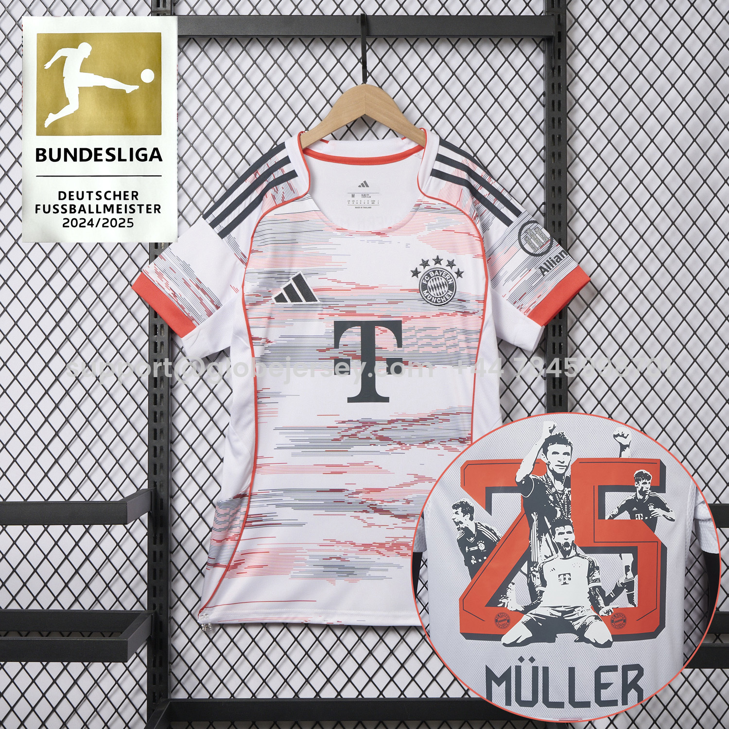 【MÜLLER 25 Pattern】Women's Bayern Munich 25-26 Away Jersey