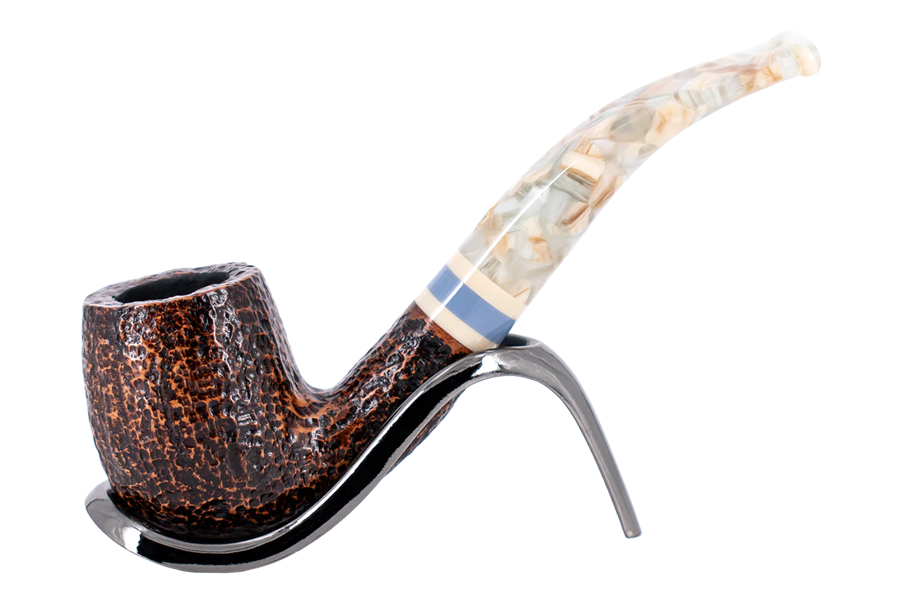 Savinelli Sasso Rusticated 601 - 6mm Briar Pipe