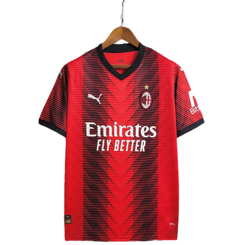 2023/24 AC Milan Home Soccer Jersey 1:1 Thai Quality - Fans Edition
