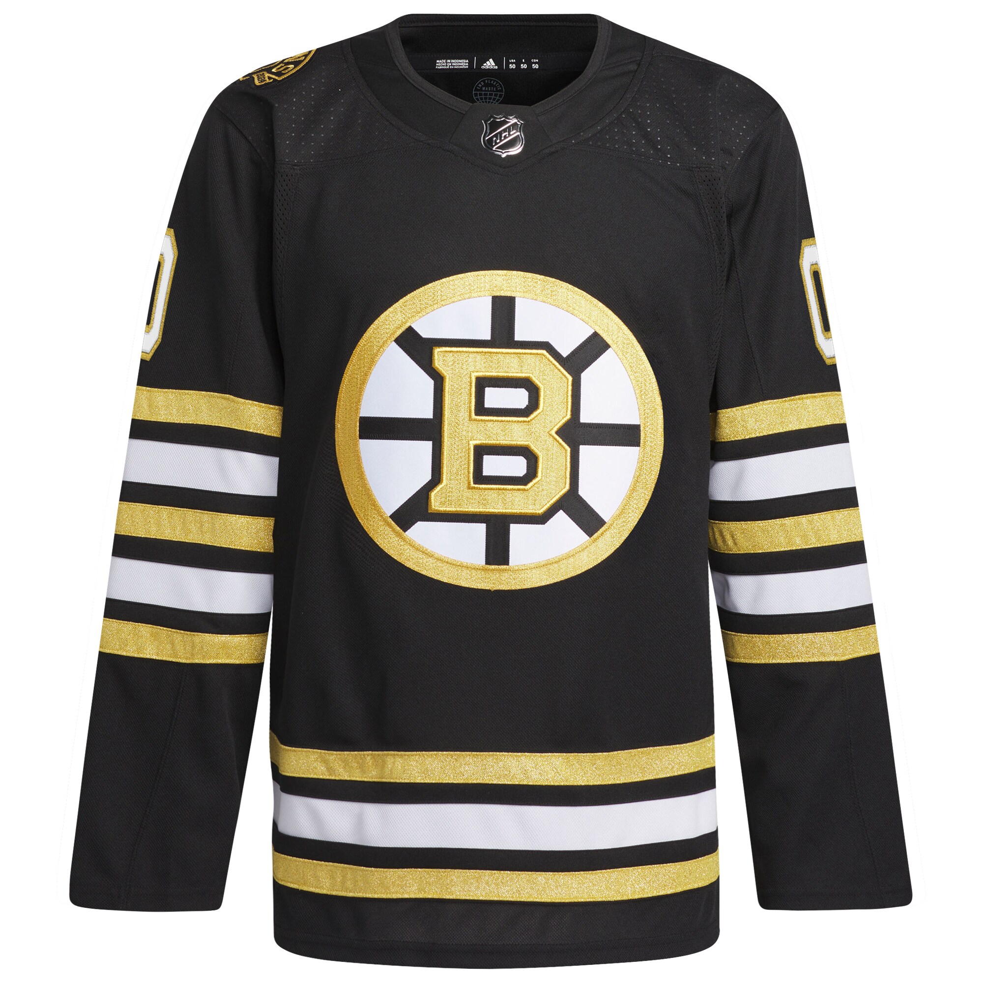 Boston Bruins    100th Anniversary Primegreen  Custom Jersey – Black