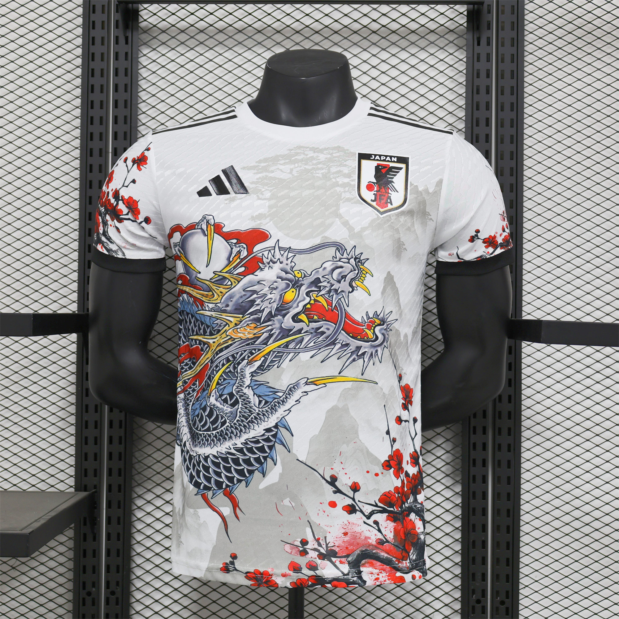Japan 2024 White Dragon Special plum bossom Edition Jersey - Player Version
