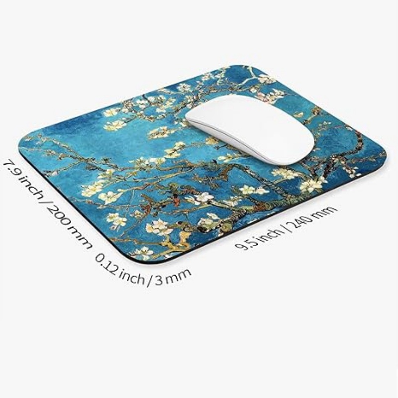 PADARTISAN Square Mouse Pad, Personalized Premium-Textured Custom Mouse Mat Design